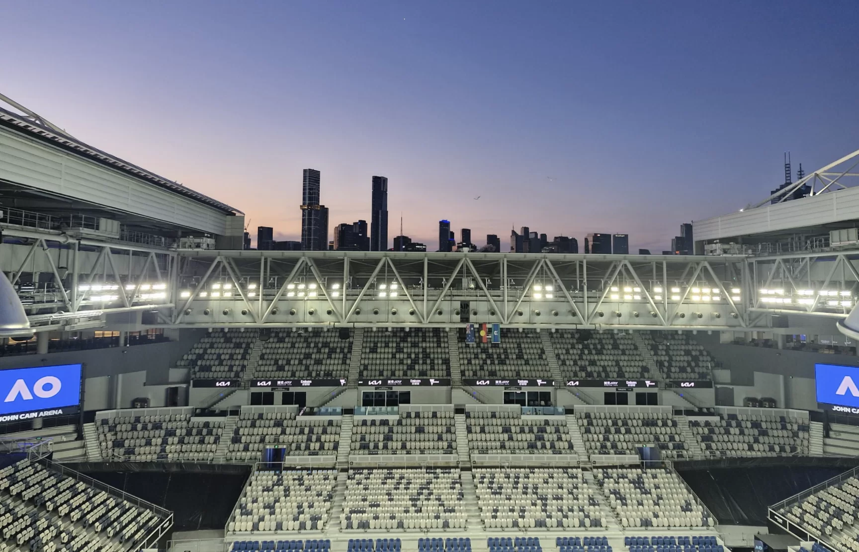 Moving Roof Solution John Cain Arena